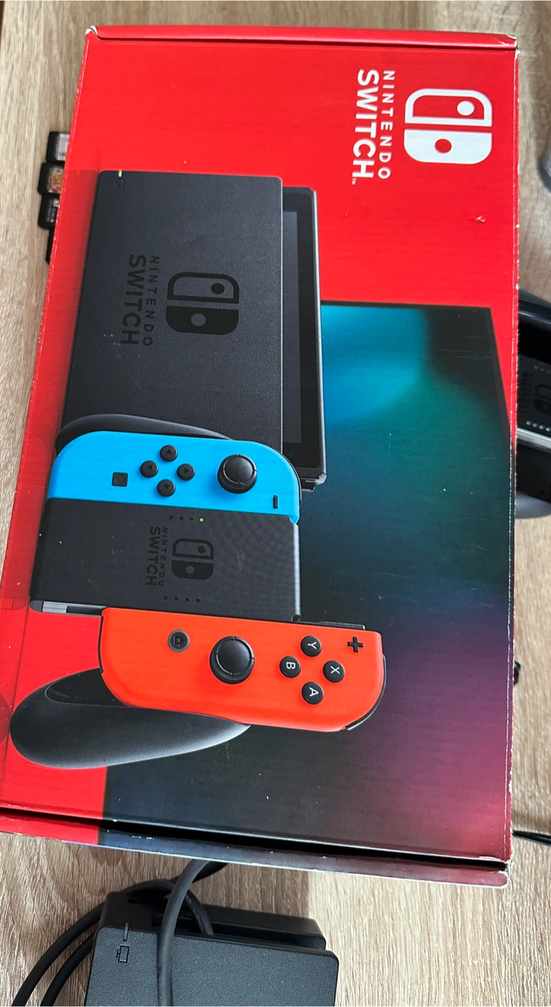 Nintendo Switch Console with Games - photo 2