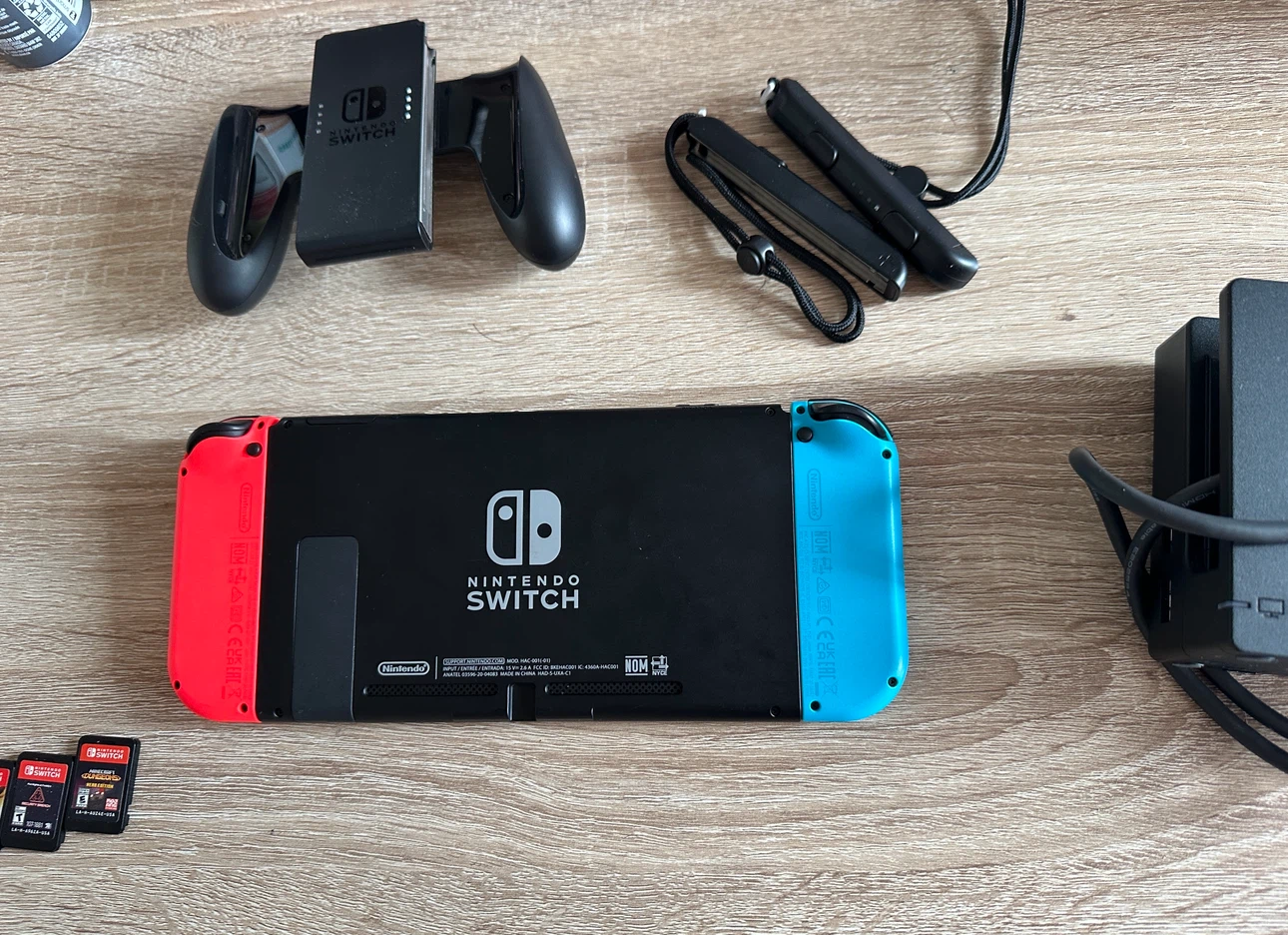 Nintendo Switch Console with Games - photo 3
