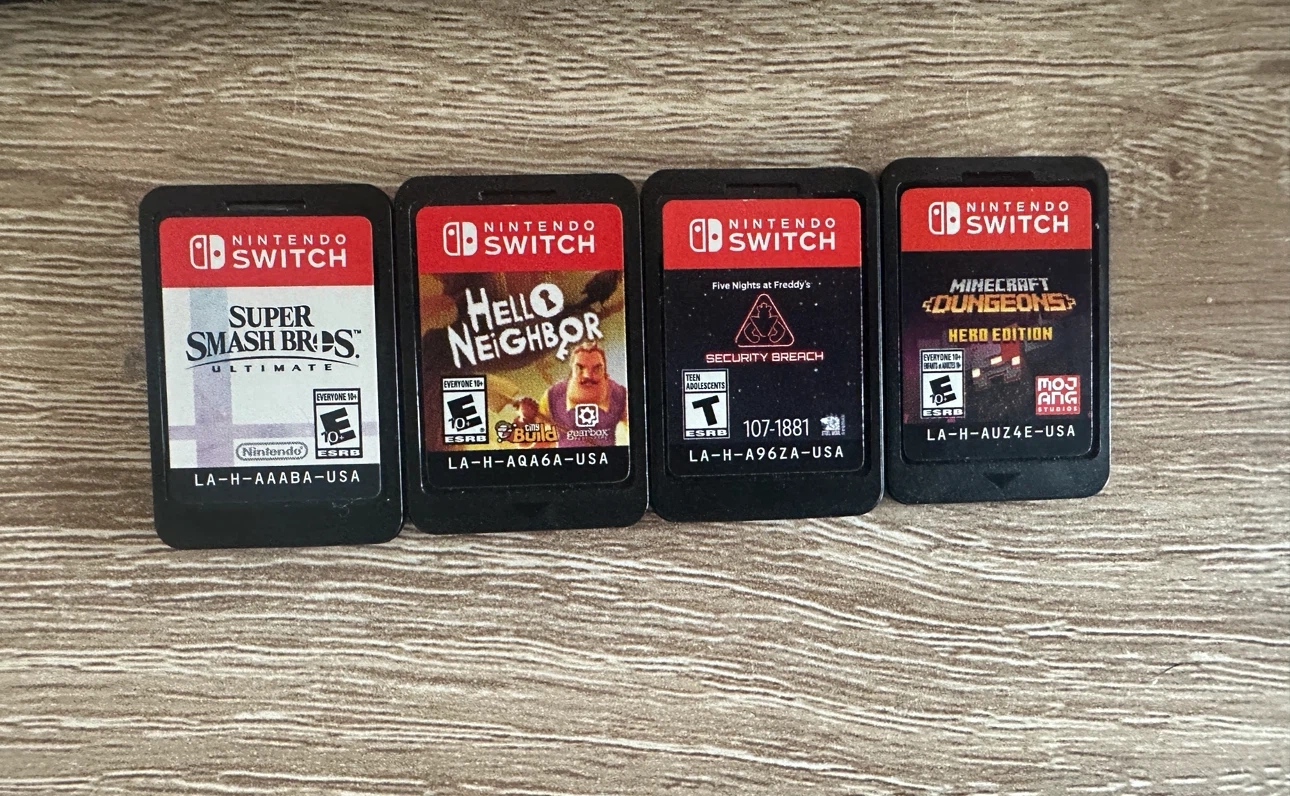 Nintendo Switch Console with Games - photo 5