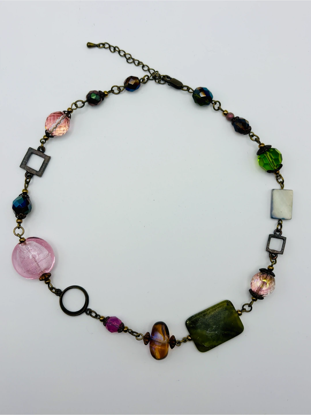 Beaded Necklace with Extender Chain - photo 4