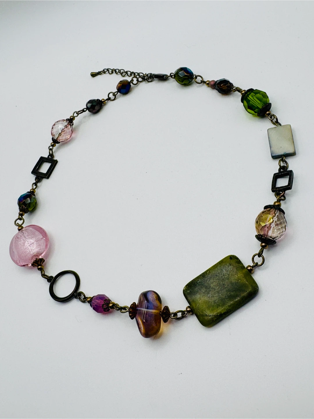 Beaded Necklace with Extender Chain - photo 5