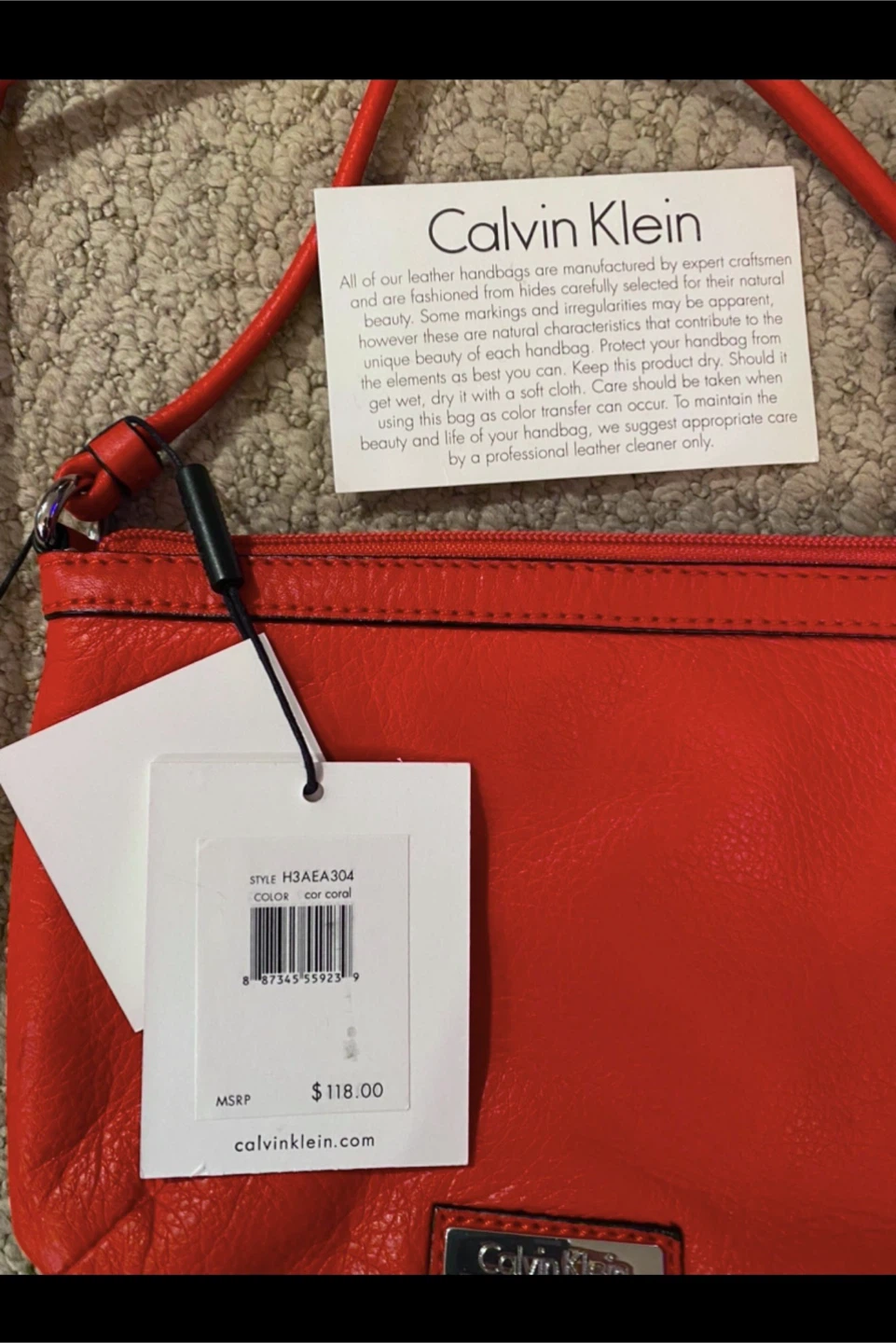 Calvin Klein leather crossbody purse NWT - photo 4