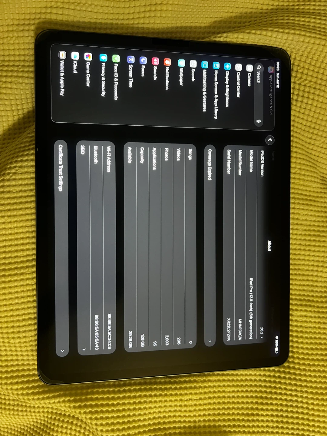Apple iPad Pro 12.9 inch (5th Gen) 128GB Wi-Fi - Space Grey