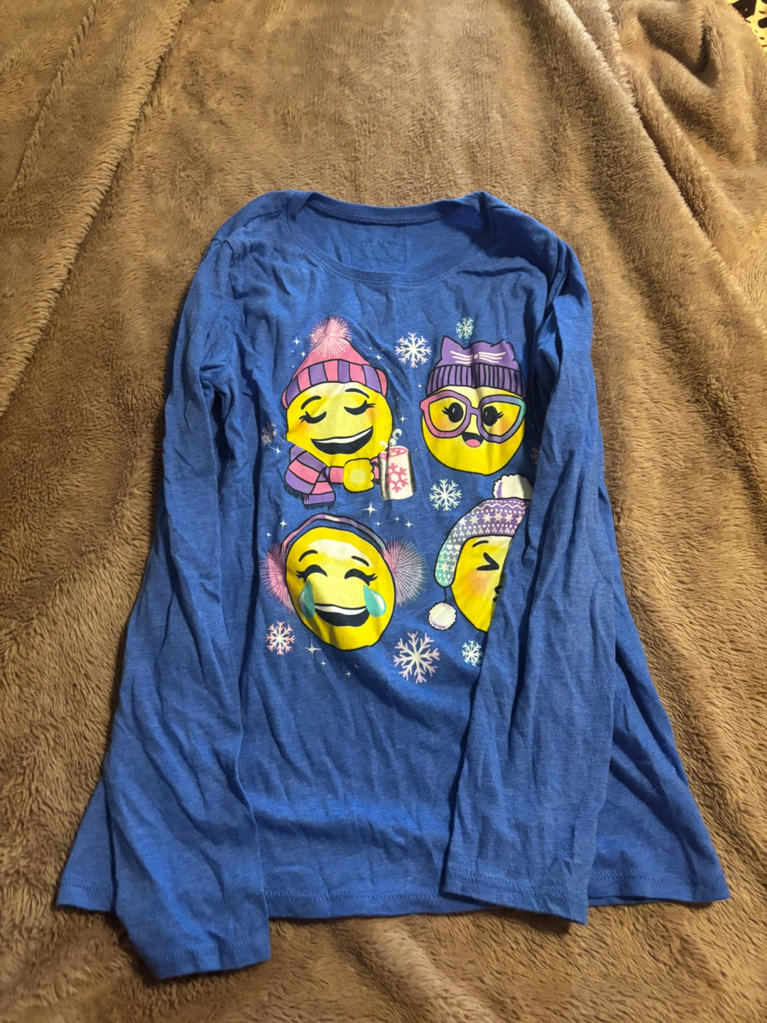 The Children's Place Long Sleeve Emoji Shirt