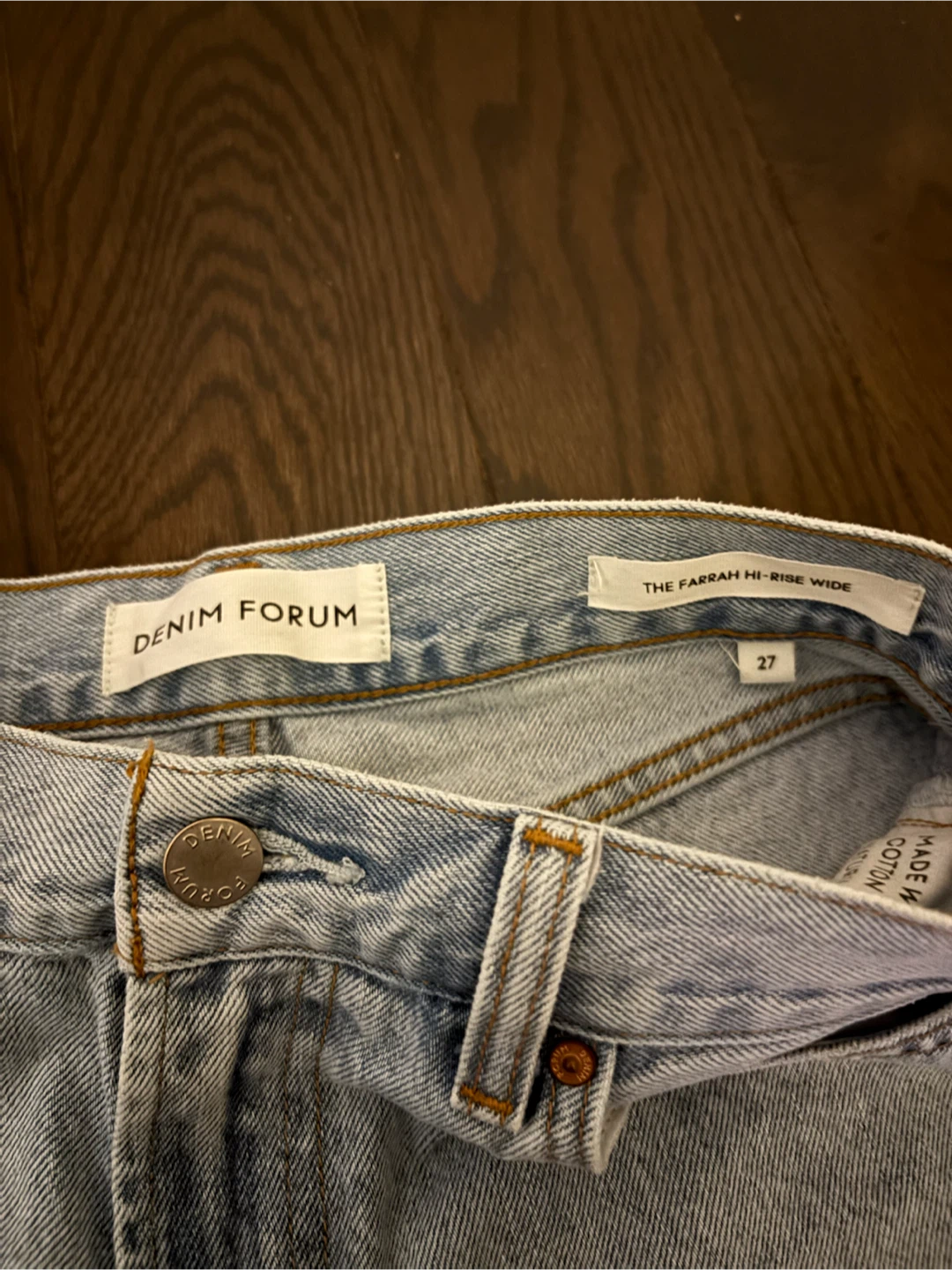 ARTIZA Denim Forum The Farrah Hi-Rise Wide Leg Jeans - photo 2