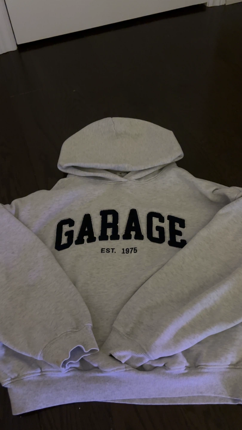 Grey Garage Hoodie Est. 1975