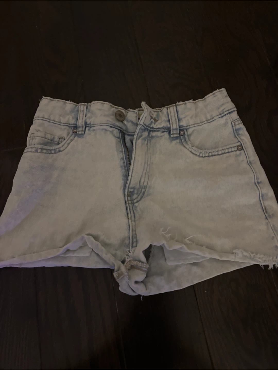 Light Wash Denim Shorts