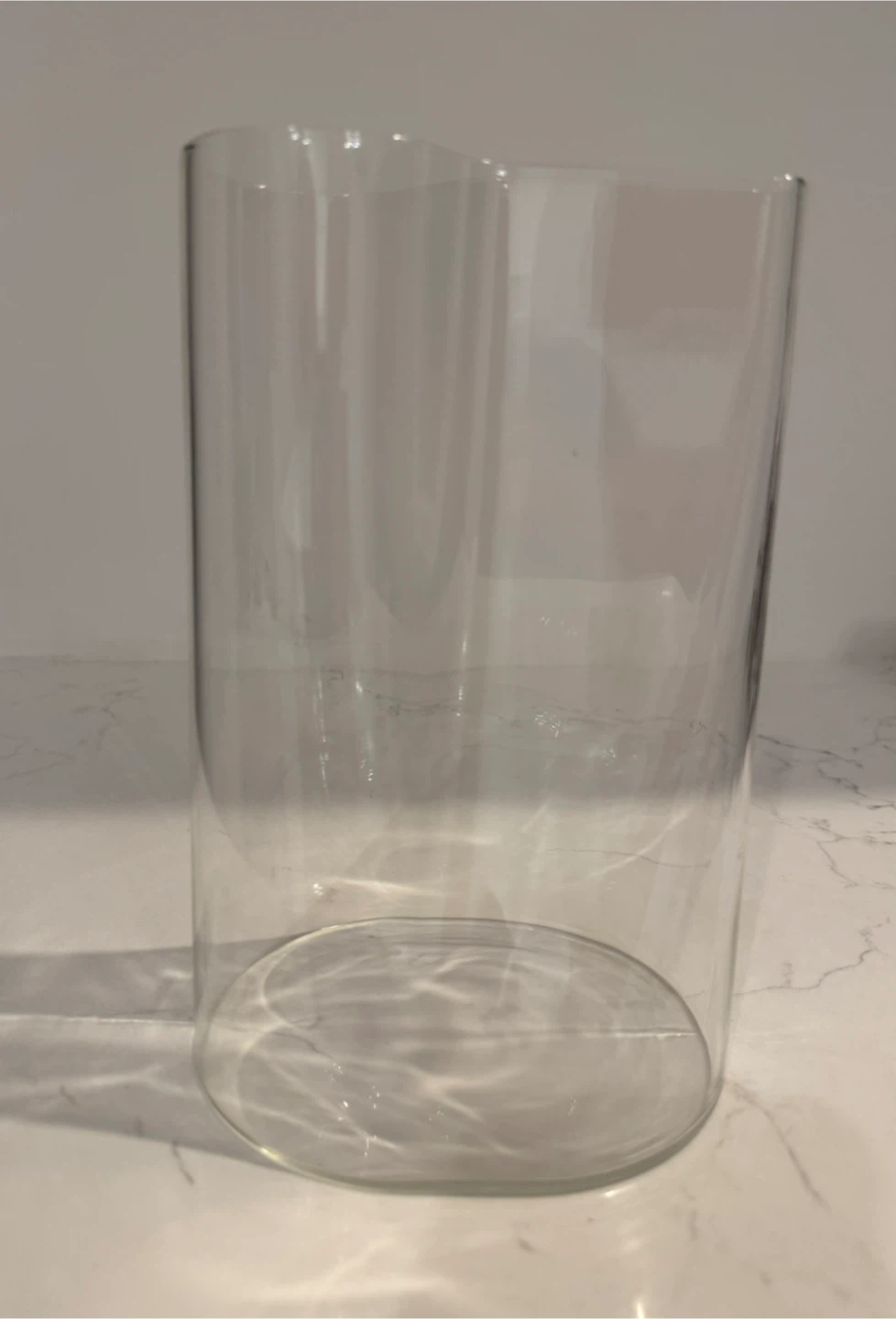 Vintage IKEA Minimalist Scandinavian Design Glass Carafe 1980s
