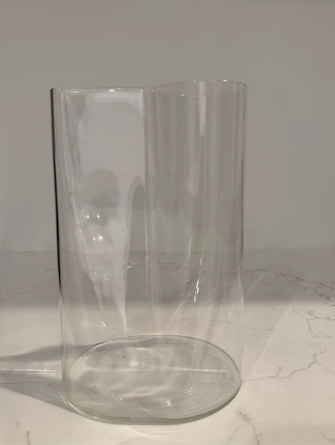 Vintage IKEA Minimalist Scandinavian Design Glass Carafe 1980s - photo 4
