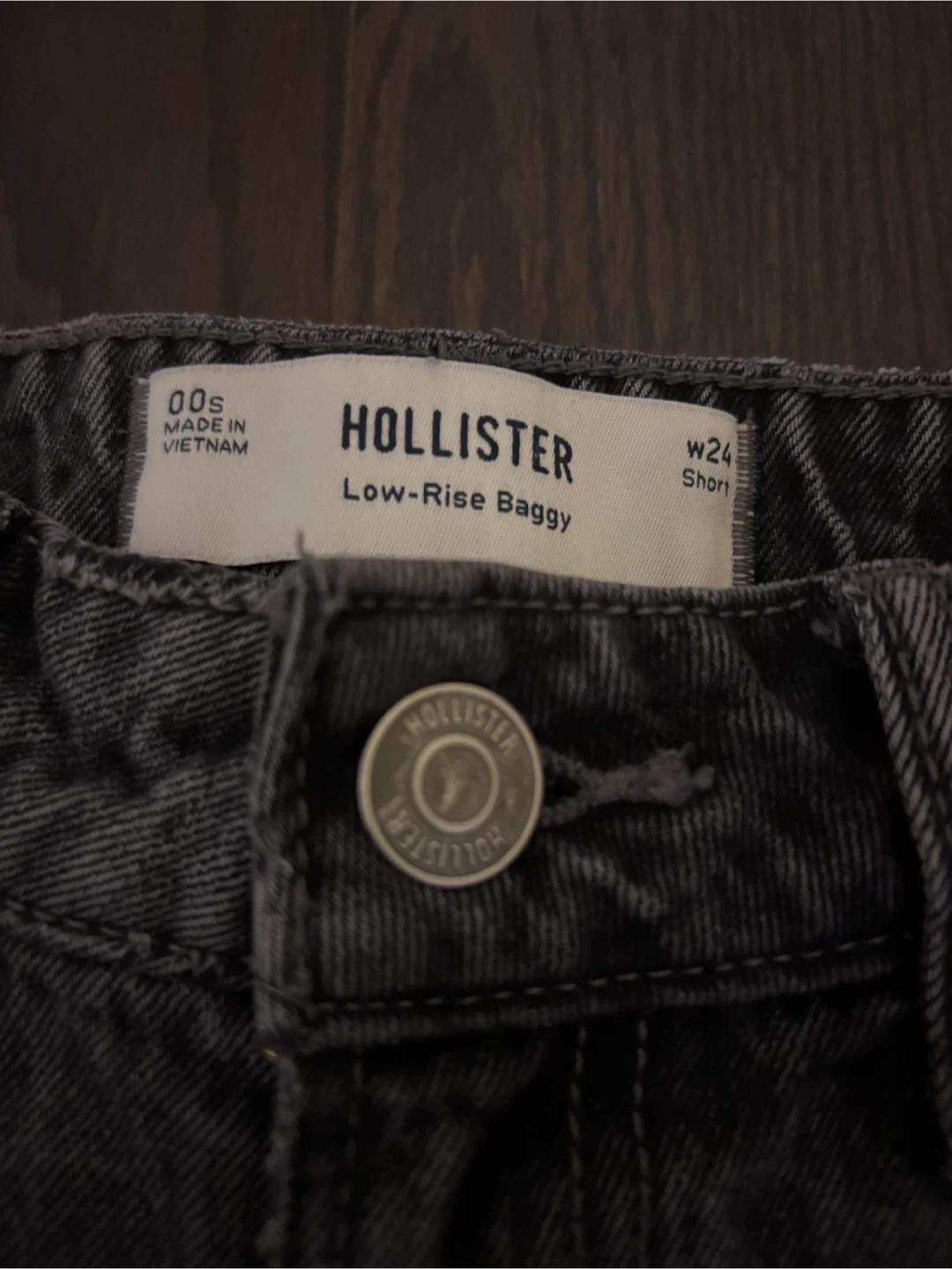 Hollister Low-Rise Baggy Jeans - Size 00S / W24 Short - photo 2