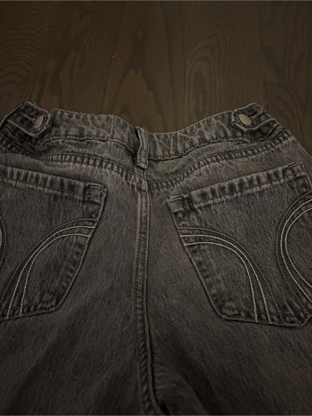 Hollister Low-Rise Baggy Jeans - Size 00S / W24 Short - photo 3
