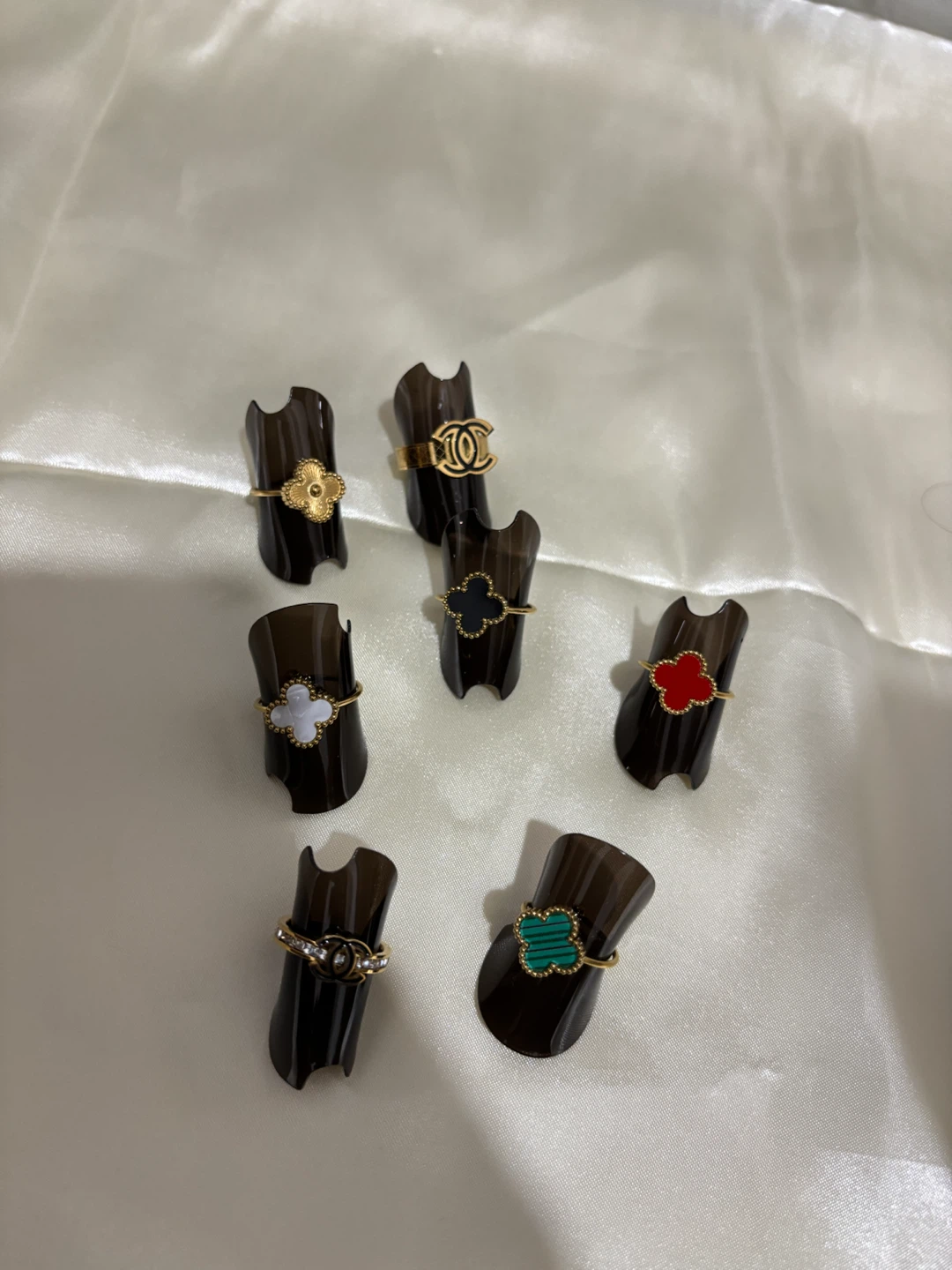 Original Earrings and rings - photo 3