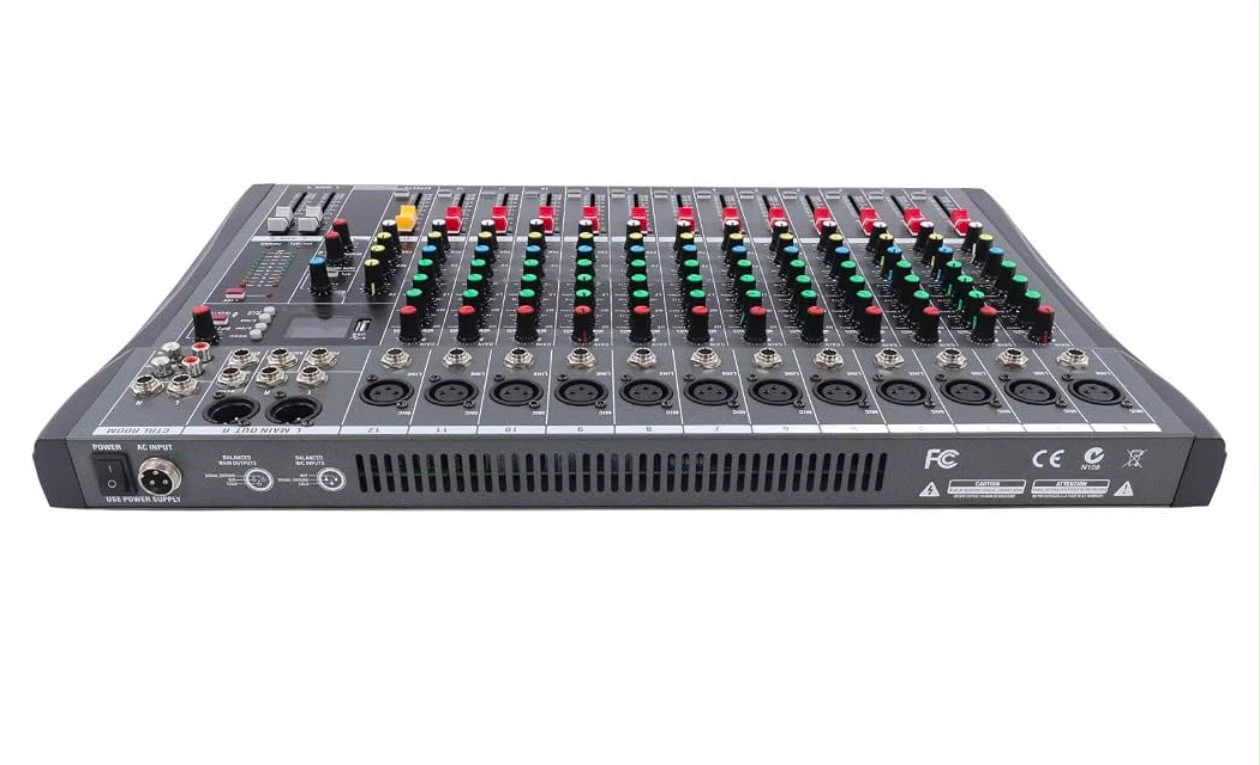 SHUAIGUO 12-Channel BT Sound Mixing Console - photo 2