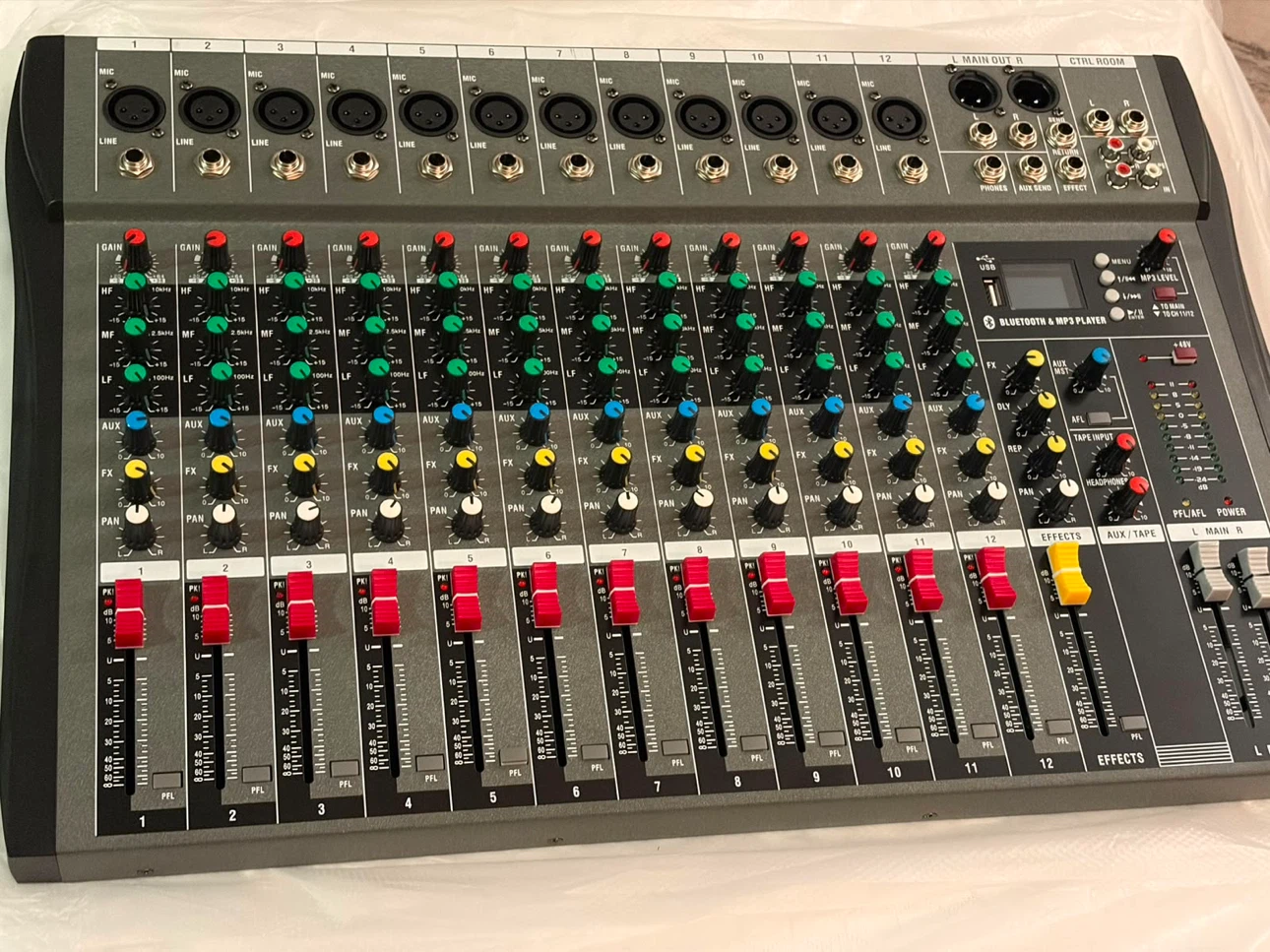 SHUAIGUO 12-Channel BT Sound Mixing Console - photo 4