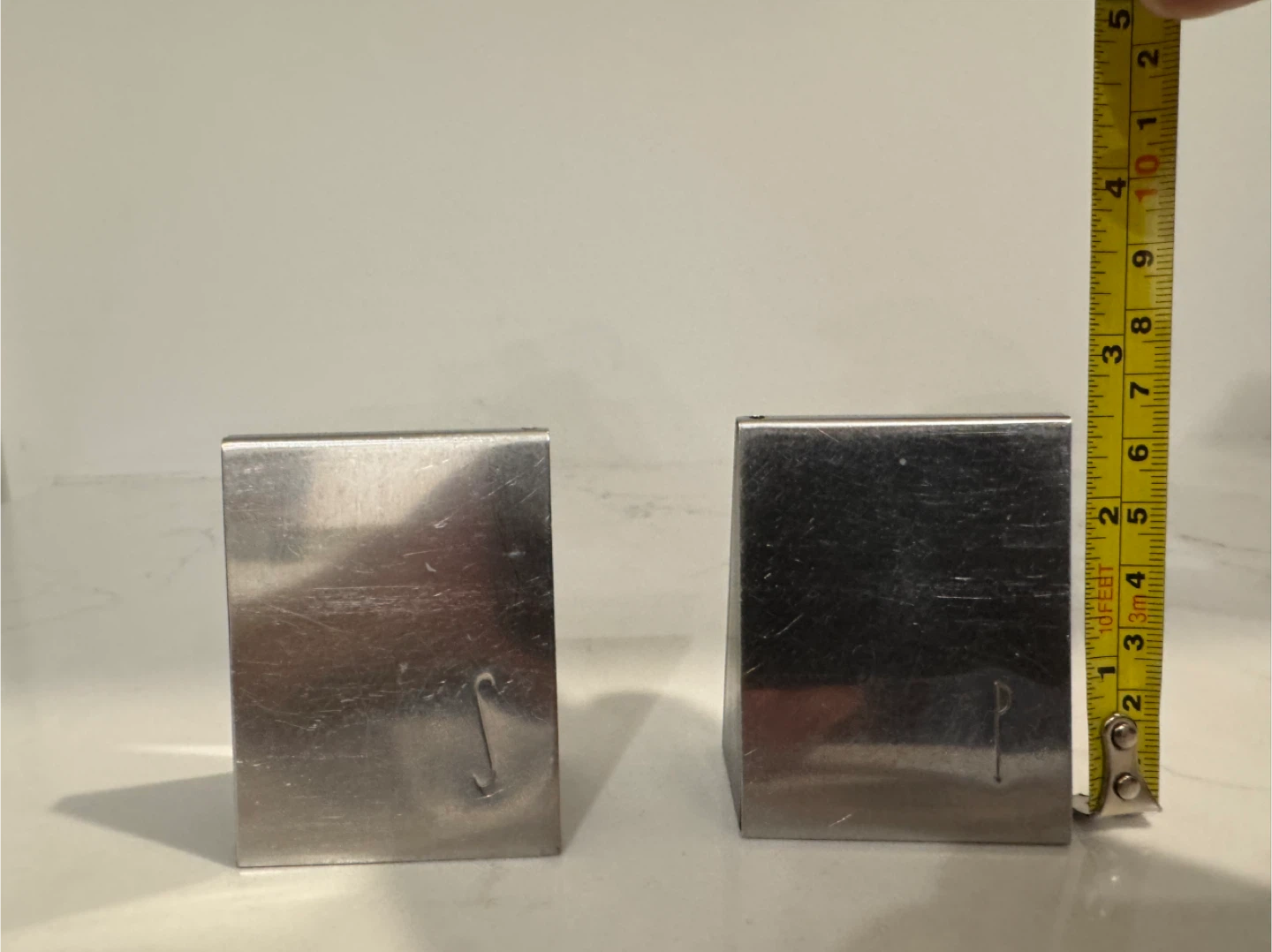 Vintage MCM Gense Sweden Modernist S/S Salt & Pepper Shakers - photo 2
