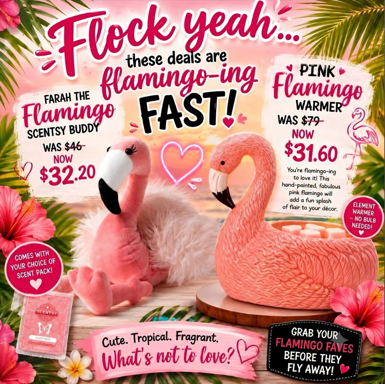 Scentsy Pink Flamingo