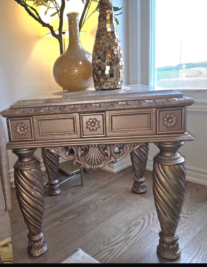 Coffee tables set marble top - photo 3