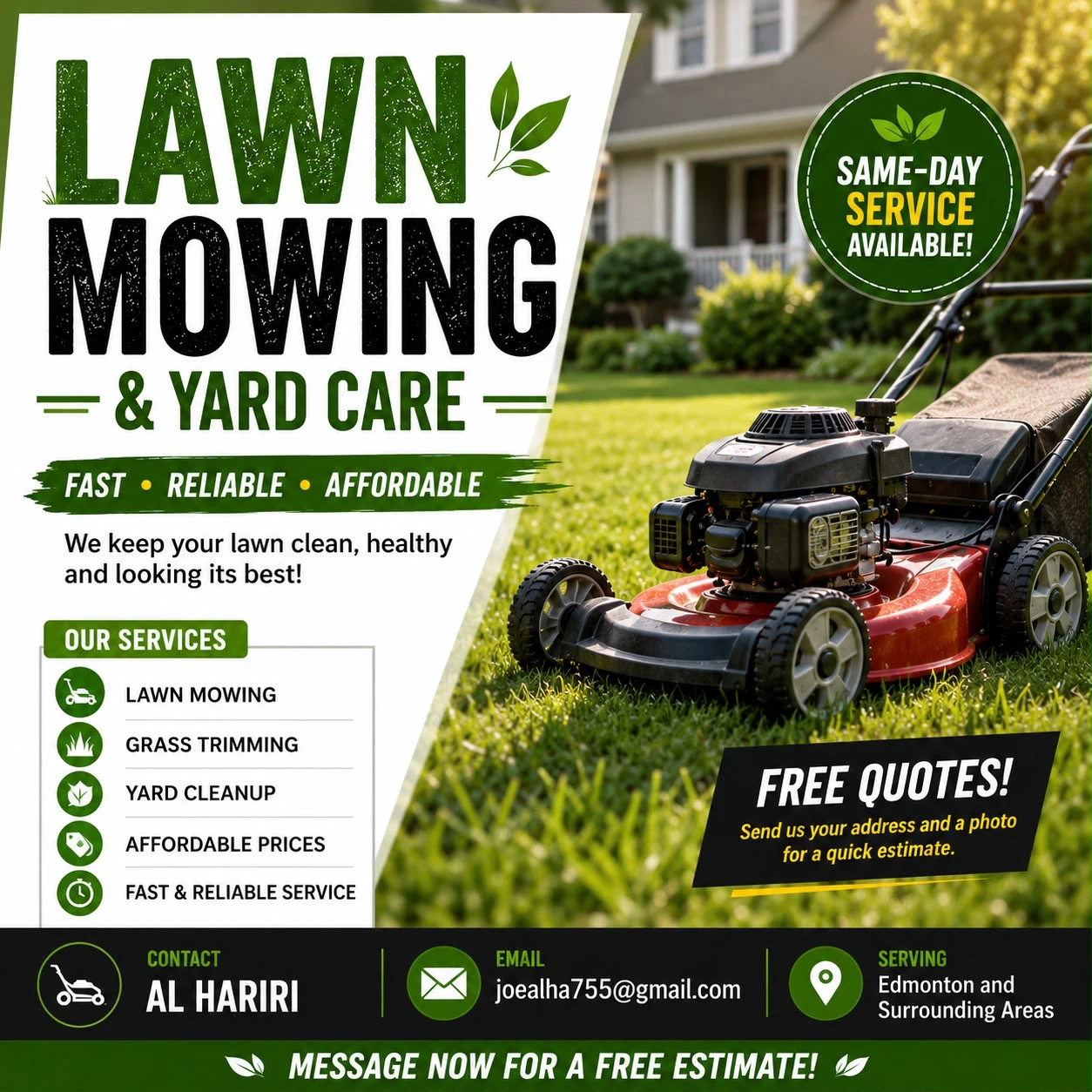 Lawn Mowing & Yard Care