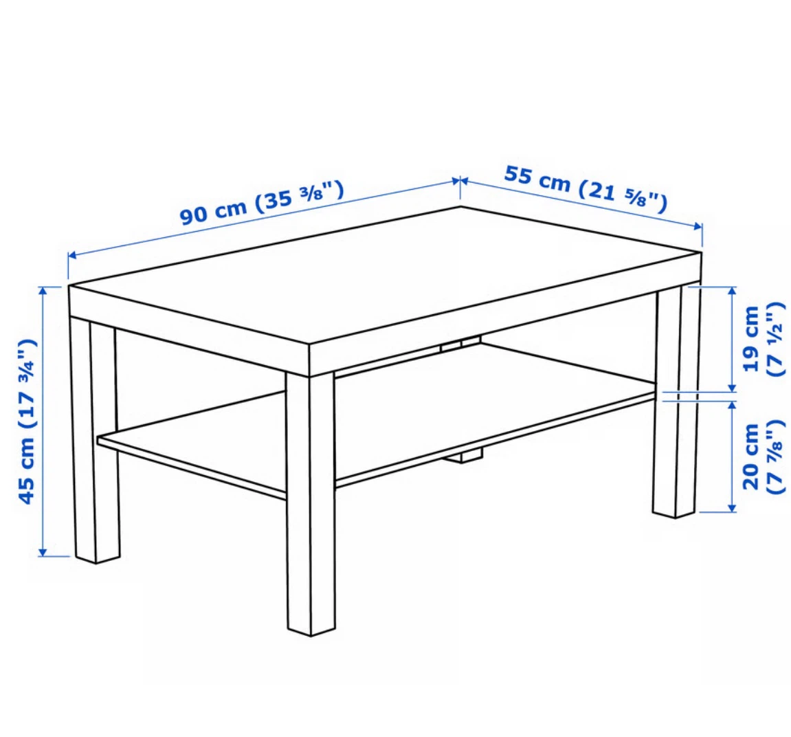 IKEA LACK Coffee Table - White - photo 3