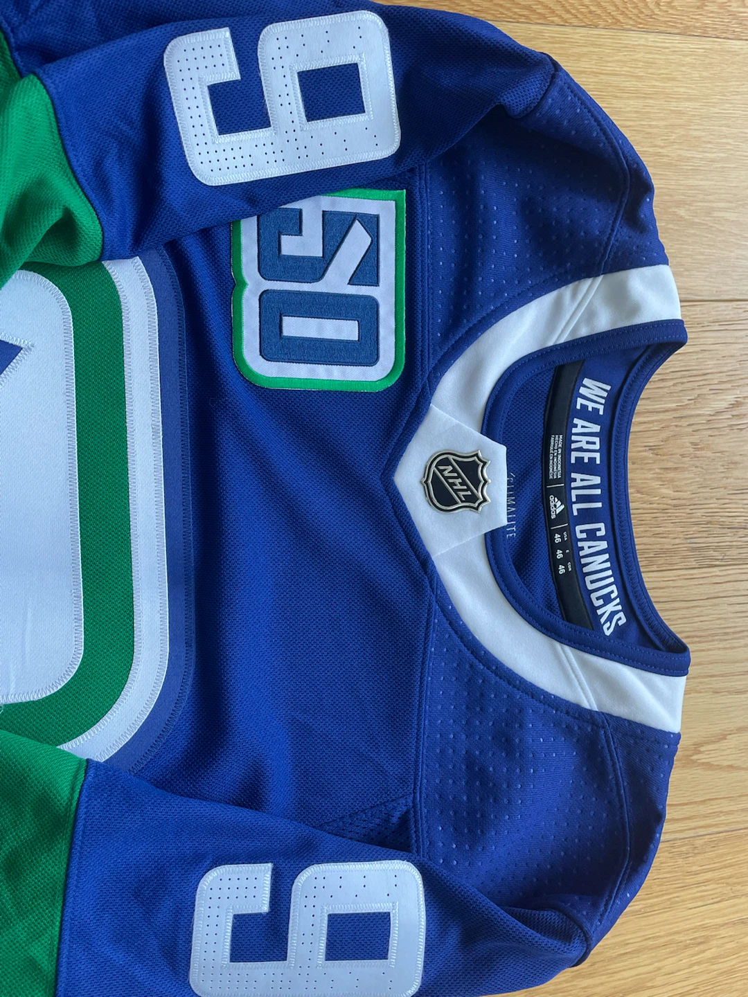Vancouver Canucks Jersey #50 Miller