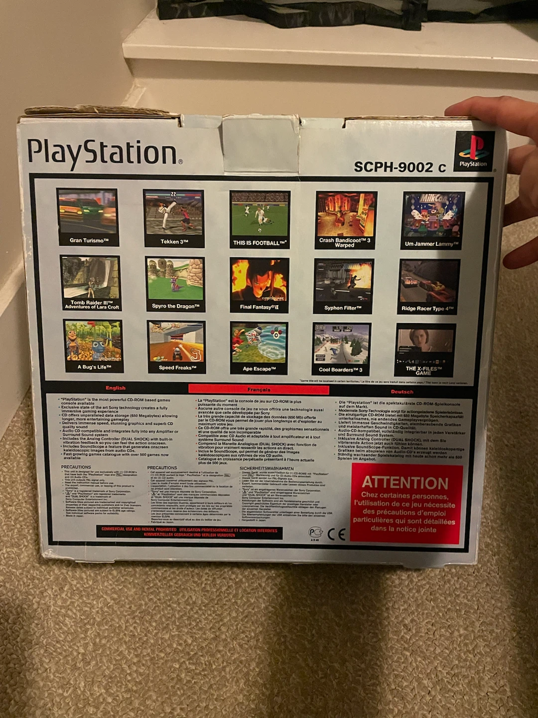 Sony PlayStation Dual Shock Console SCPH-9002 C - photo 2