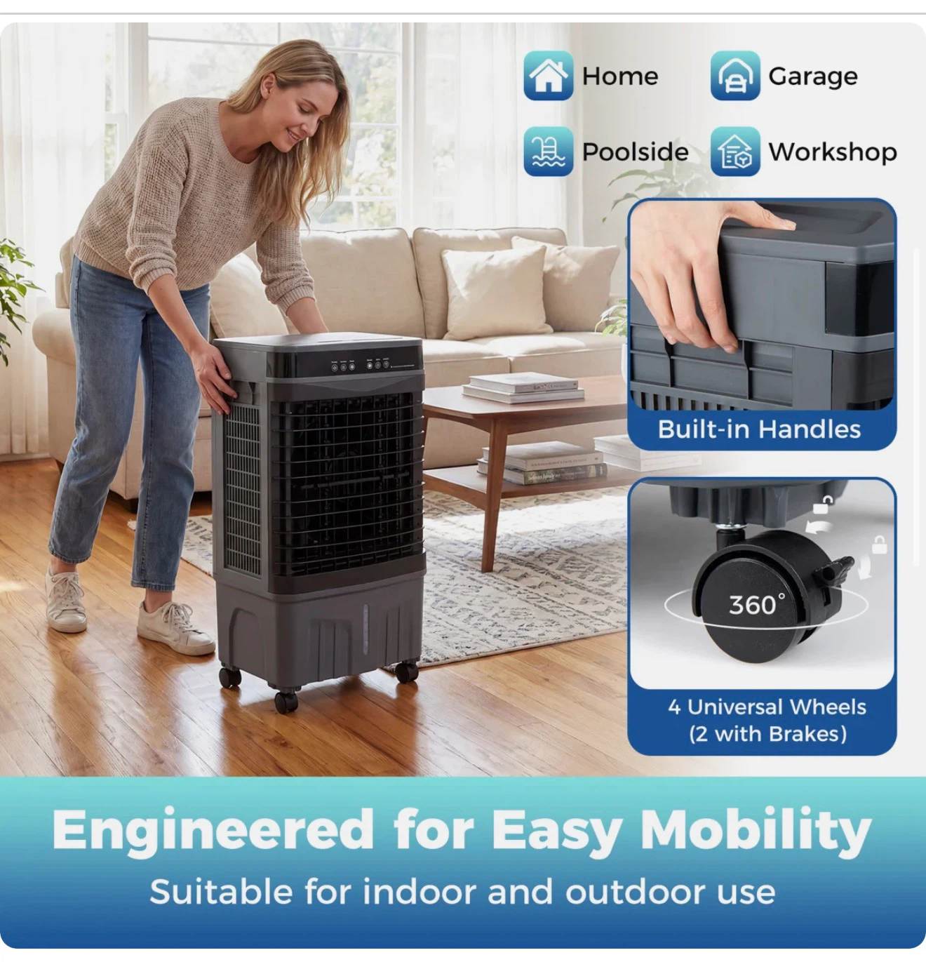 Portable Evaporative Cooler / Air Cooler - photo 3