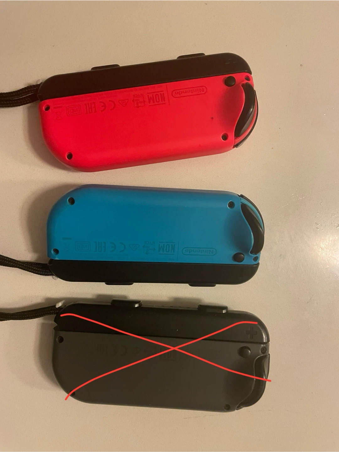 Nintendo Switch Joy-Con Controllers (Red & Blue) - photo 2
