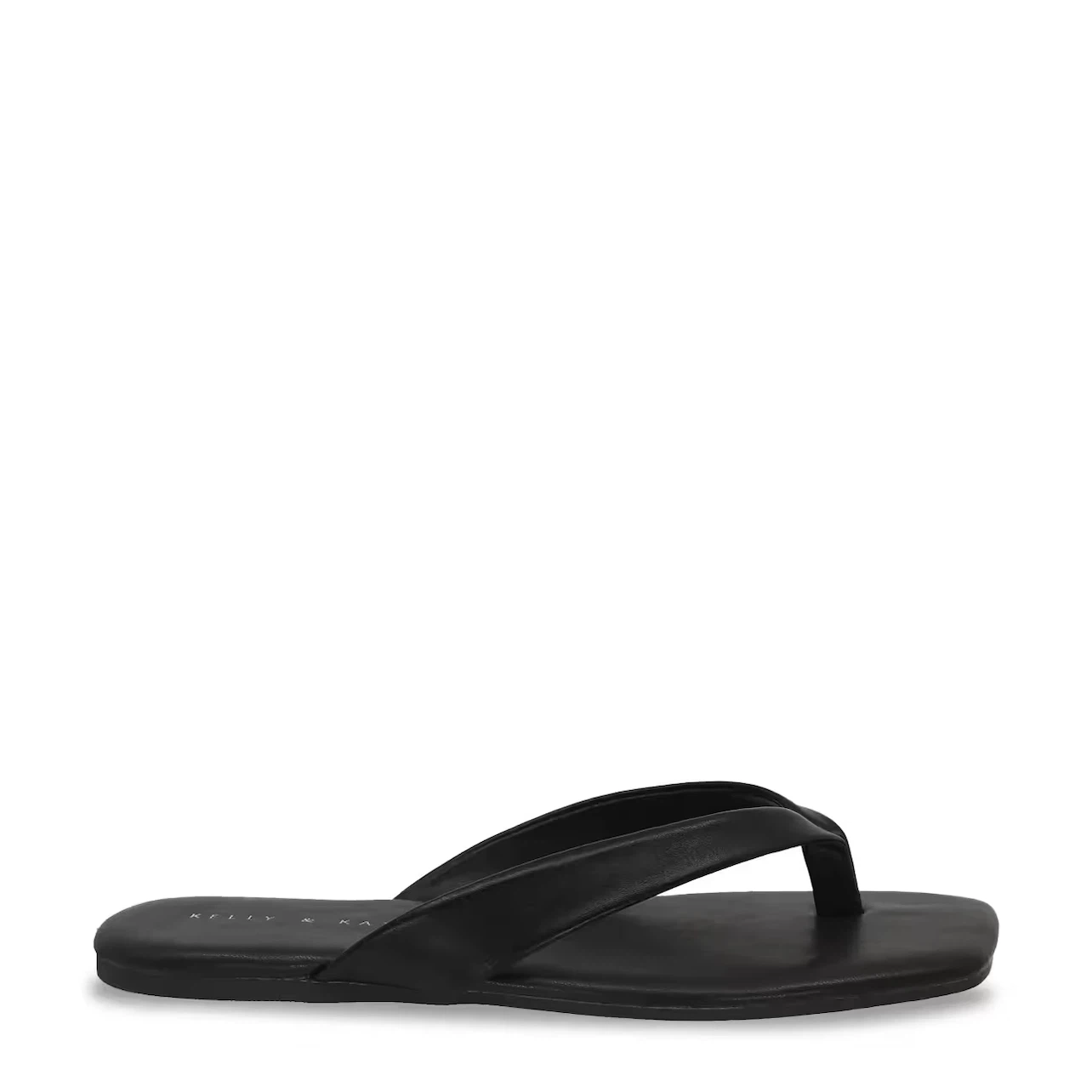 Black square toe flip flops brand new size 9 $20 - photo 2