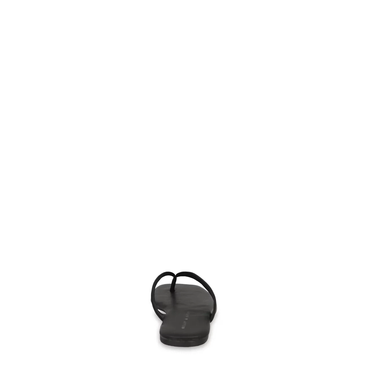 Black square toe flip flops brand new size 9 $20 - photo 3