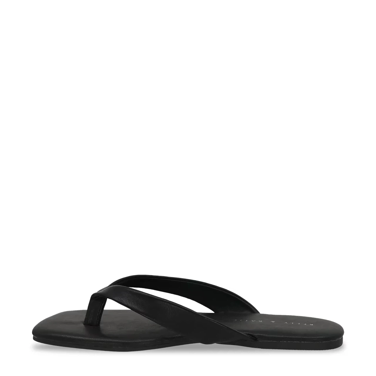 Black square toe flip flops brand new size 9 $20 - photo 4