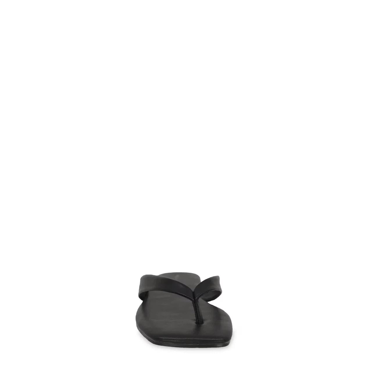 Black square toe flip flops brand new size 9 $20 - photo 5