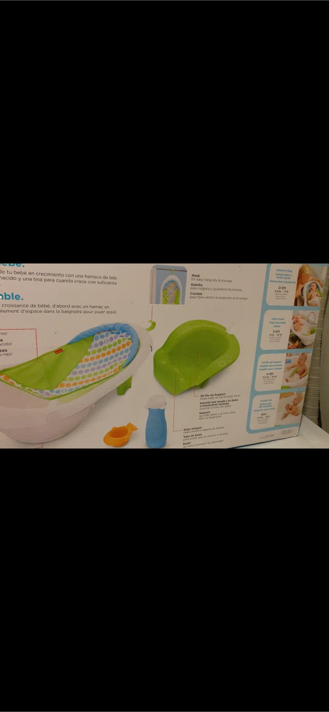 Fisher price Baby bathtub with all accessories sale $30