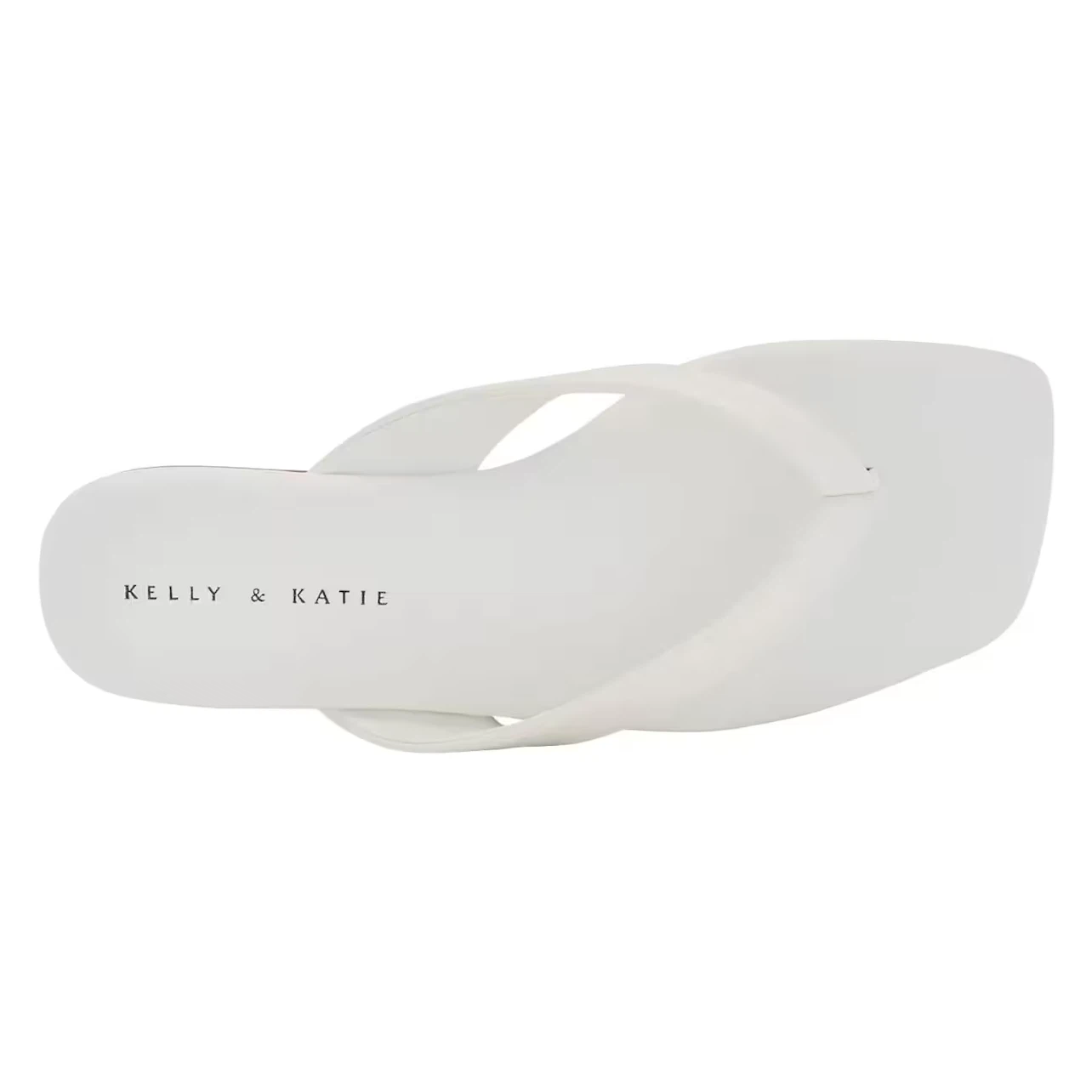 White square toe flip flops brand new size 9 $20 - photo 4