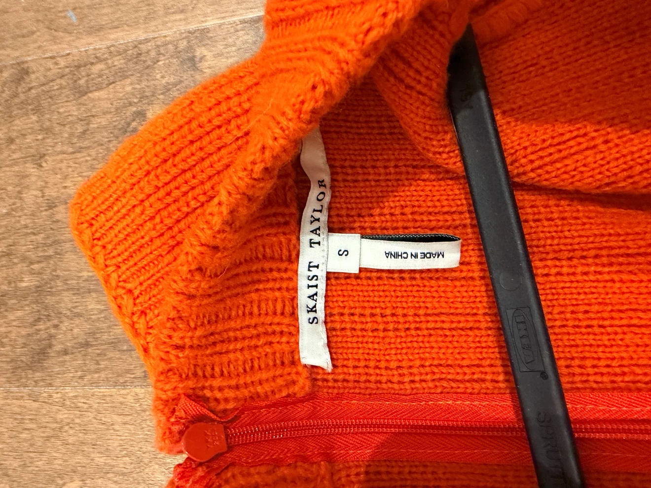 Skaist Taylor Orange Knit Dress - photo 3