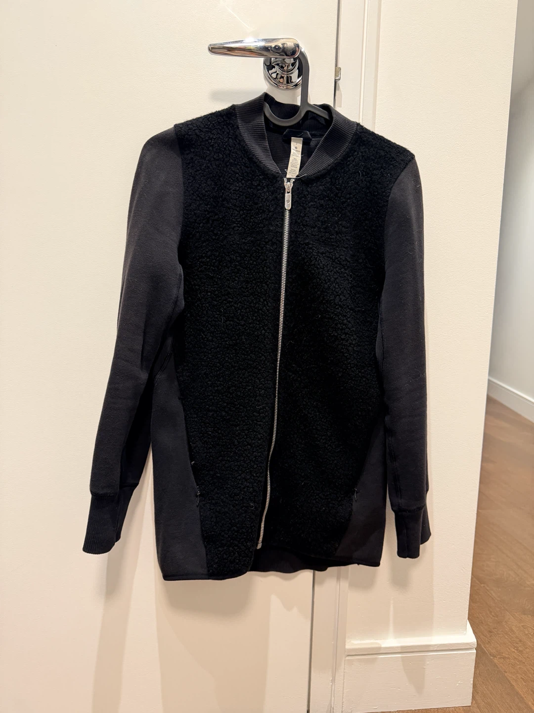 Lululemon Black Bomber Jacket Size 2