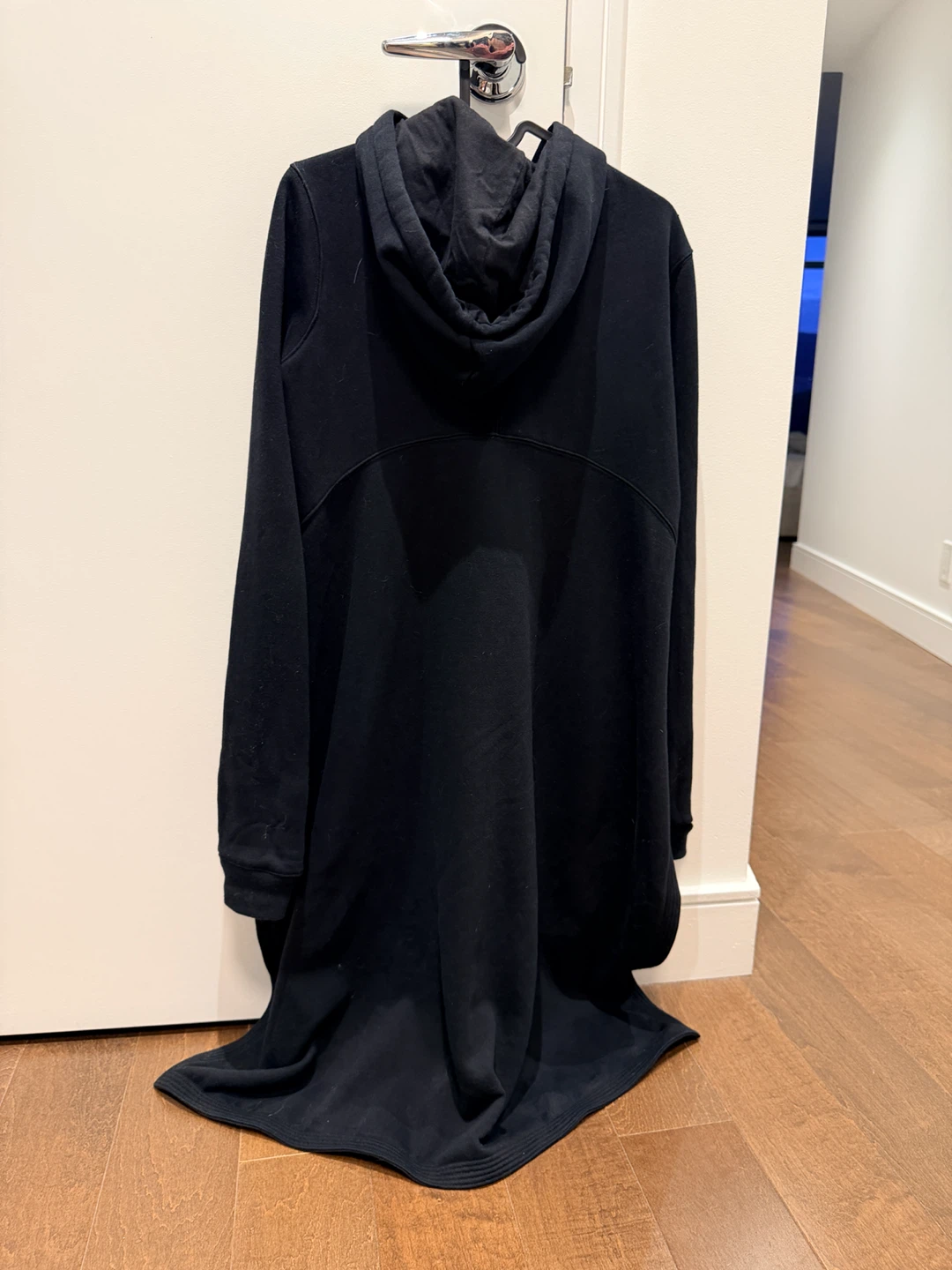 Rick Owens Black Zip Hoodie - photo 2