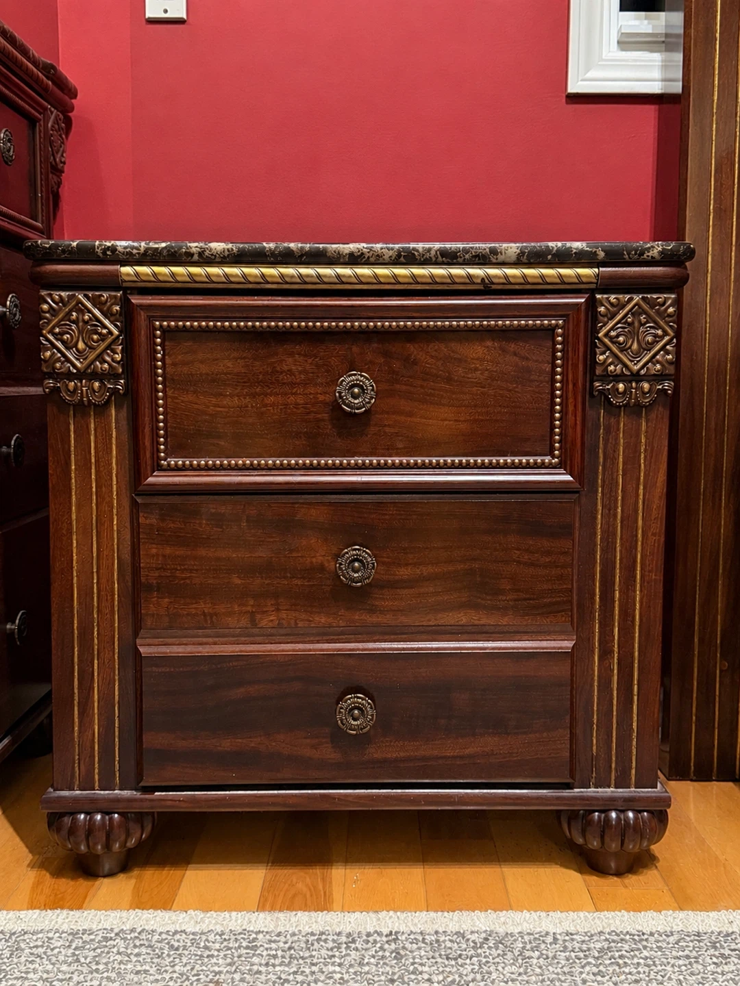 Wooden Dresser and Nightstand Set - photo 3