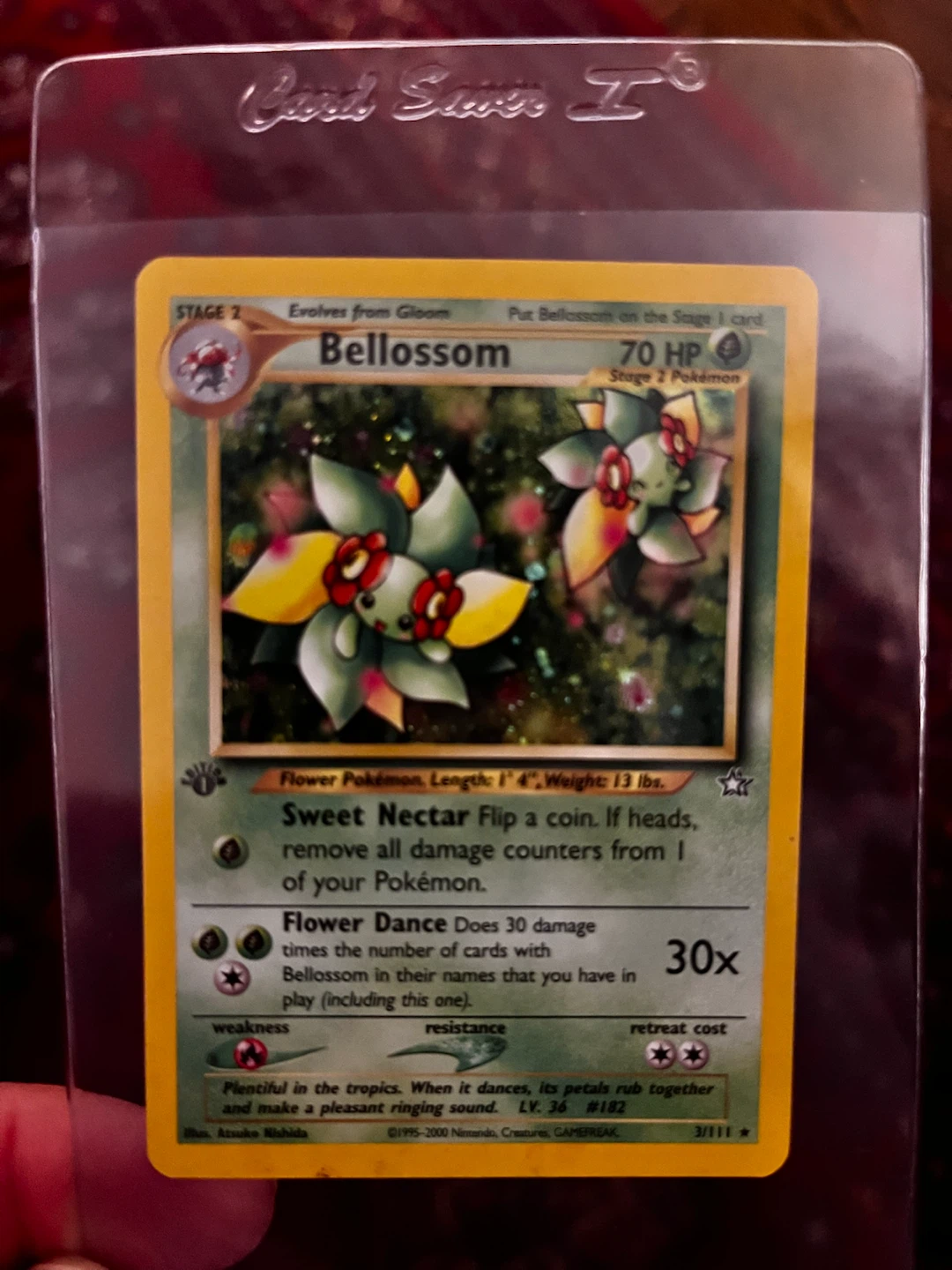 Pokemon Bellossom Stage 2 Card