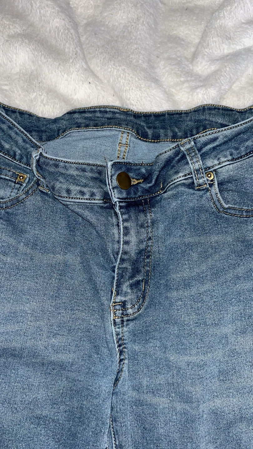 Shein Blue Denim Bootcut Jeans - photo 3