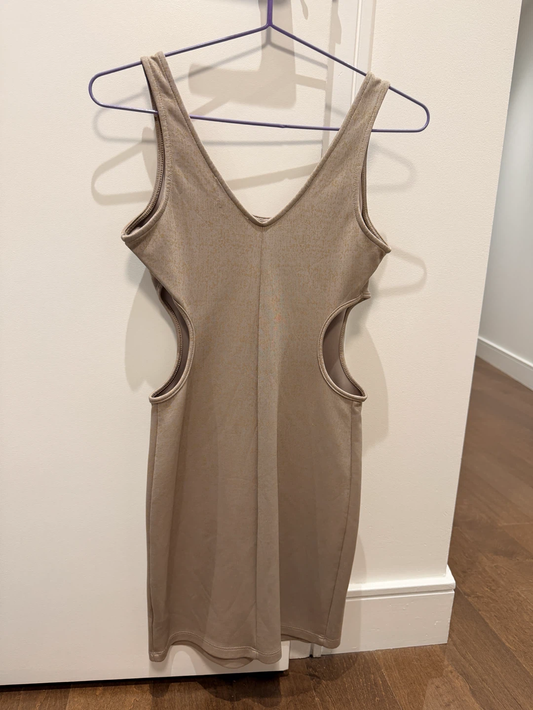 Forever 21 Taupe Cutout Mini Dress Size S/P - photo 2