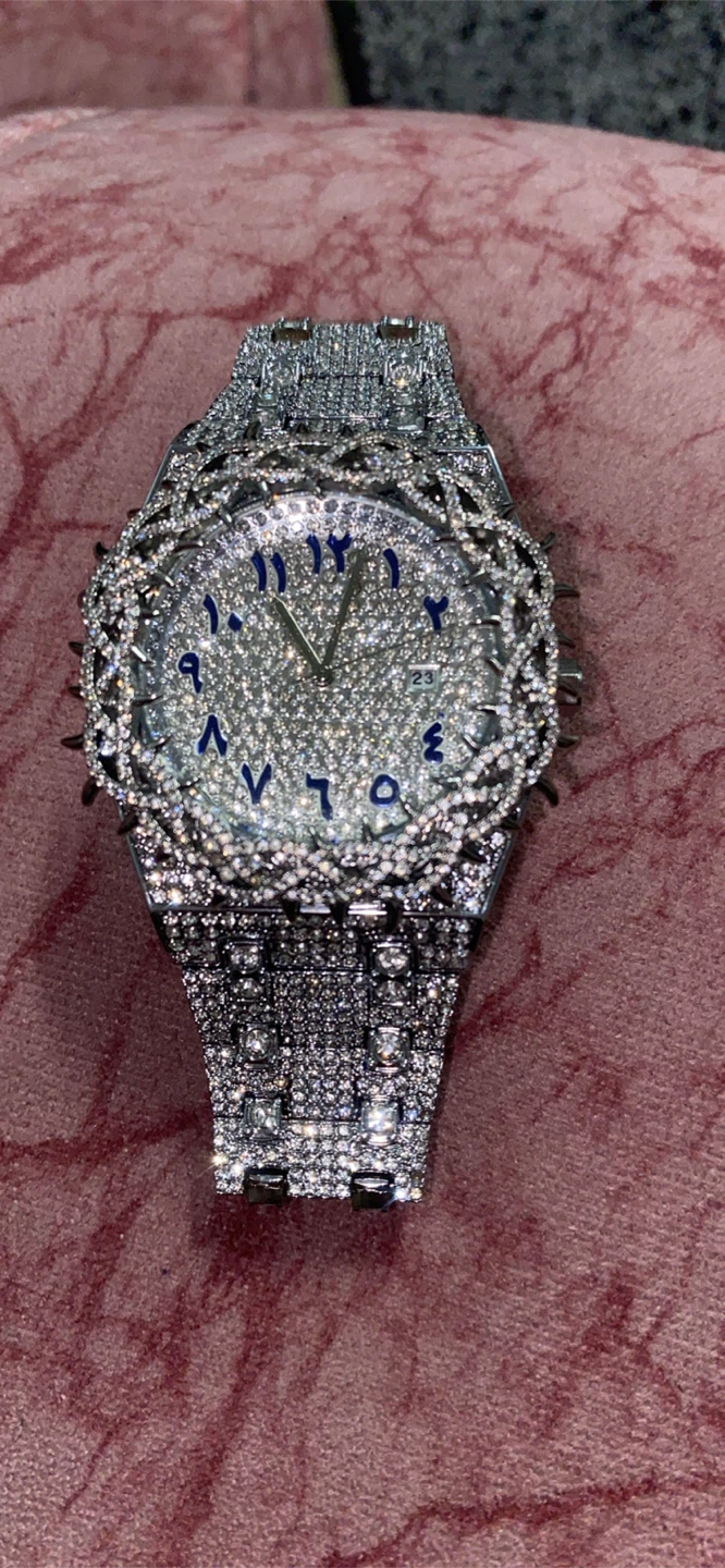 Crystal encrusted watch - photo 2