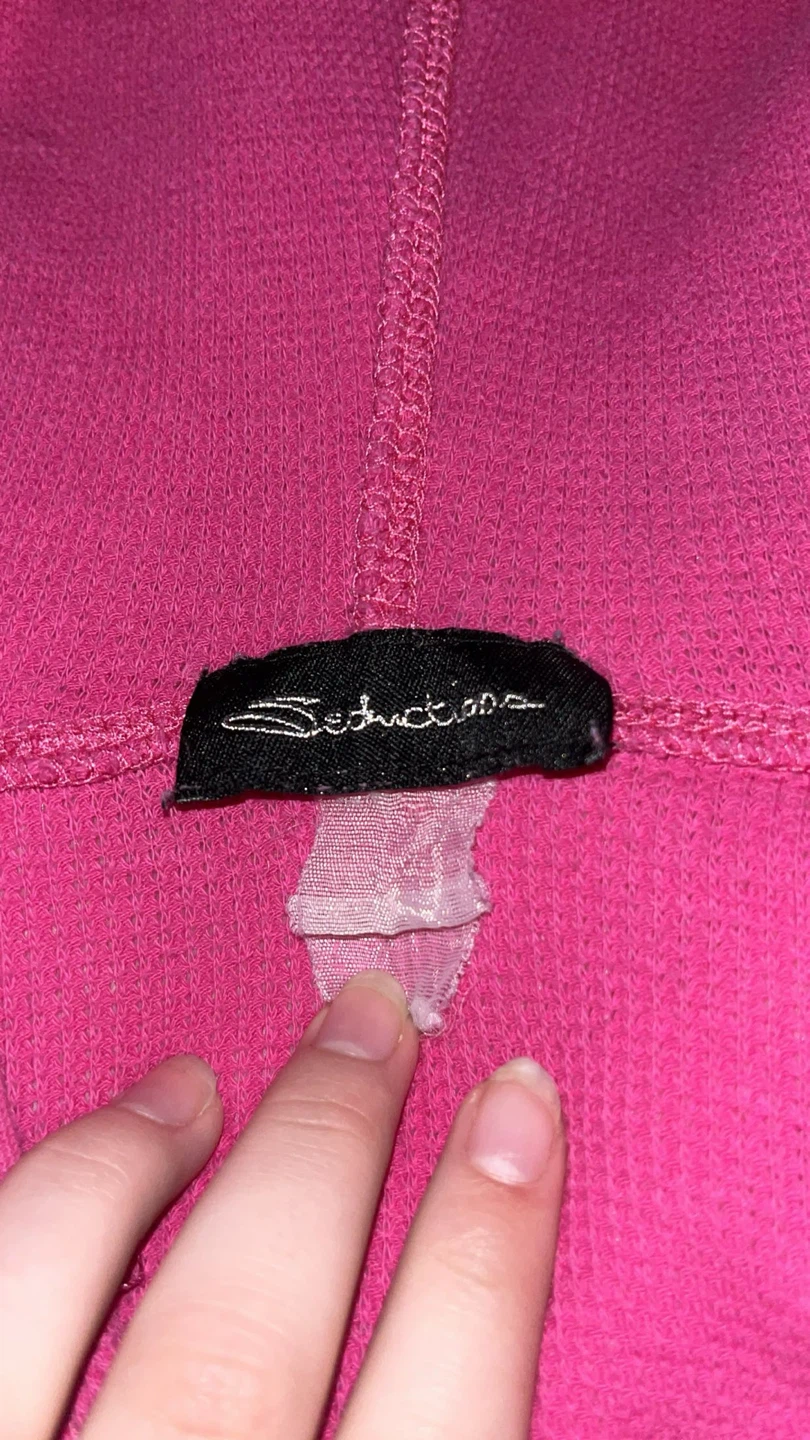 Hot Pink Thermal Hoodie - photo 2