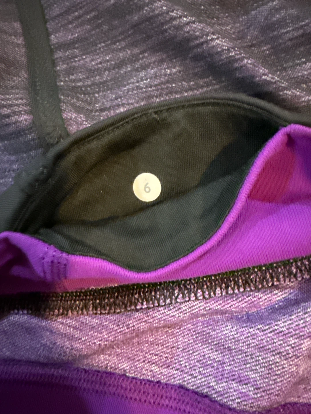 Lululemon Purple Heathered Pants Size 6 - photo 3