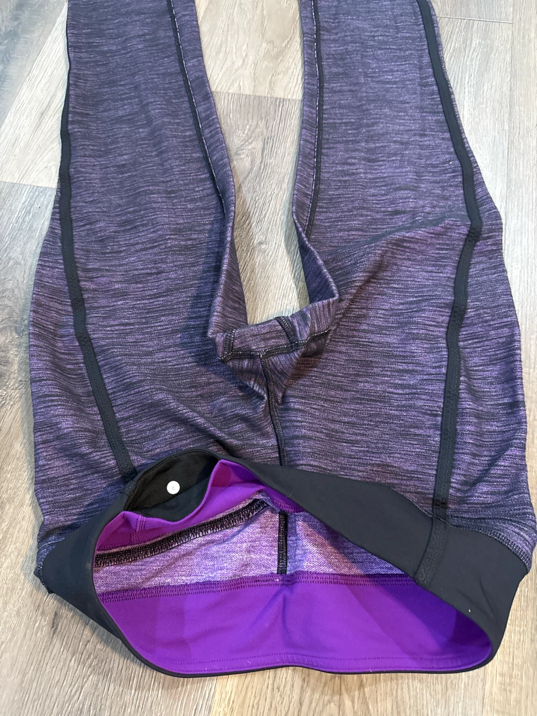 Lululemon Purple Heathered Pants Size 6 - photo 4