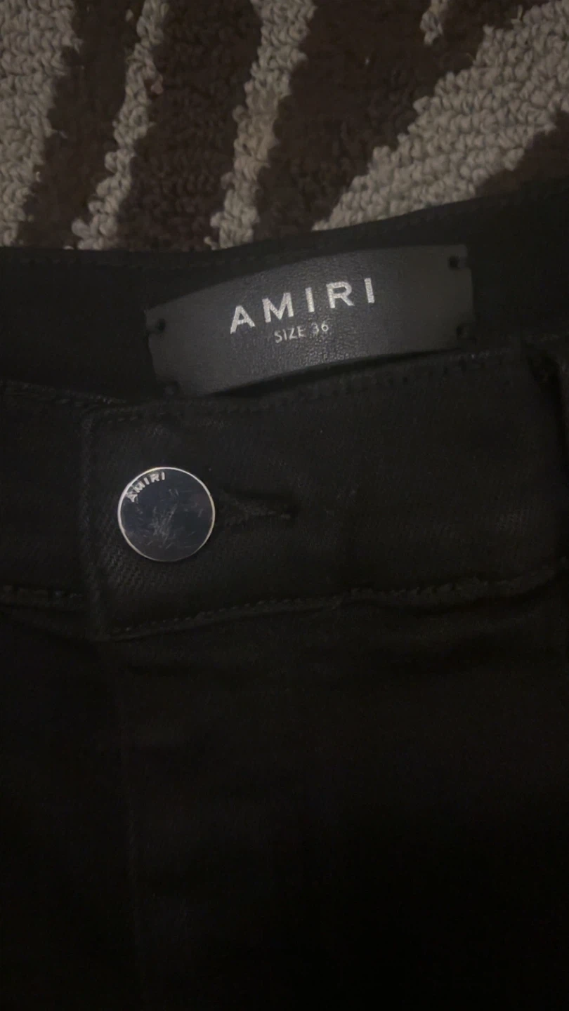 AMIRI Black Distressed Jeans Size 36 - photo 2