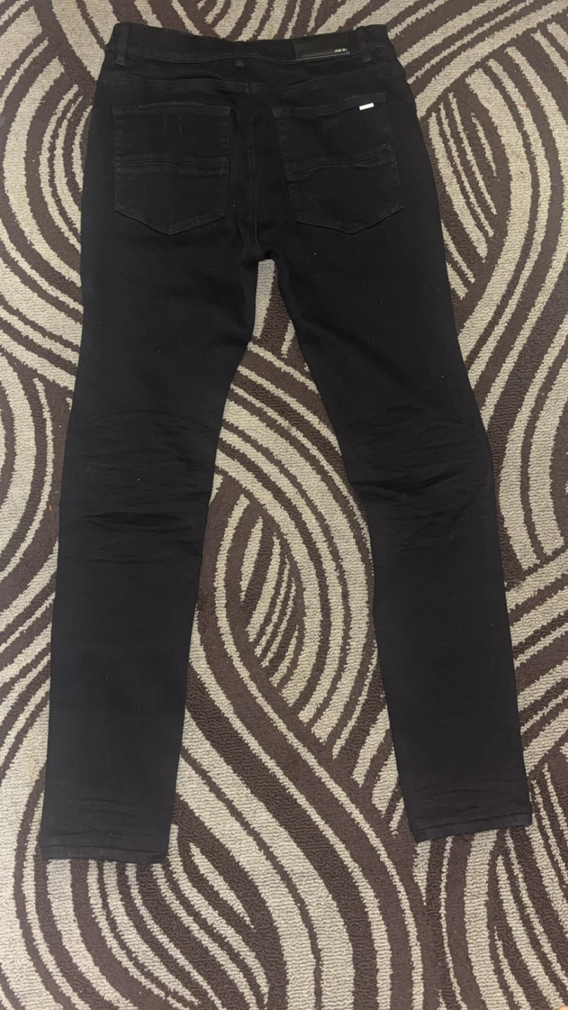 AMIRI Black Distressed Jeans Size 36 - photo 3