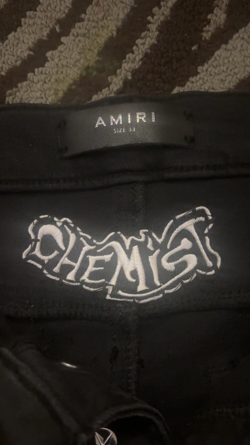 AMIRI Black Star Patch Jeans Size 33 - photo 3