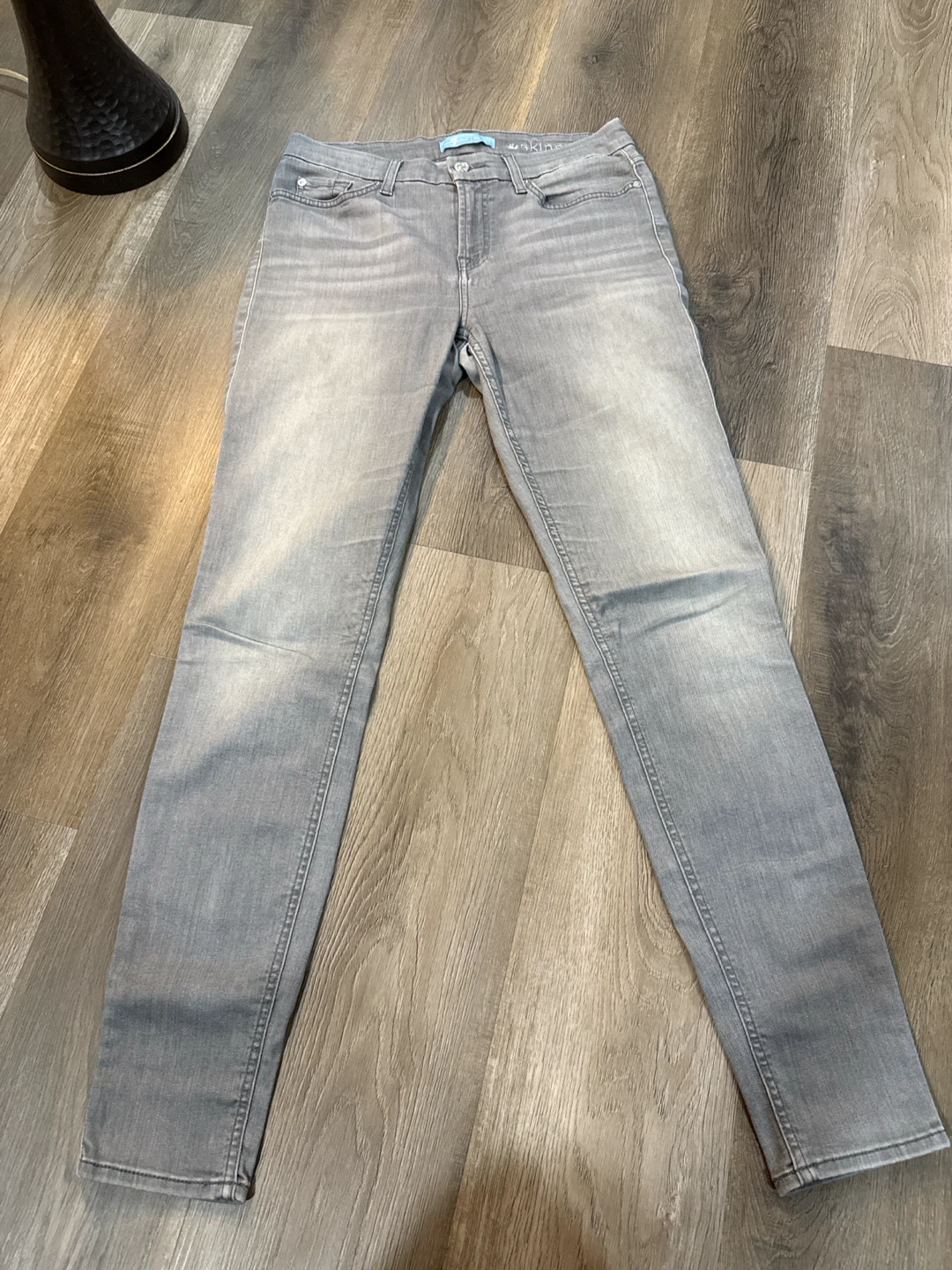 7 For All Mankind The Skinny Gray Jeans