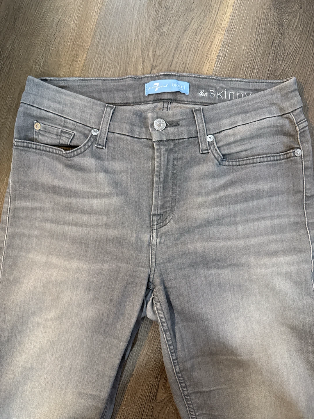 7 For All Mankind The Skinny Gray Jeans - photo 2