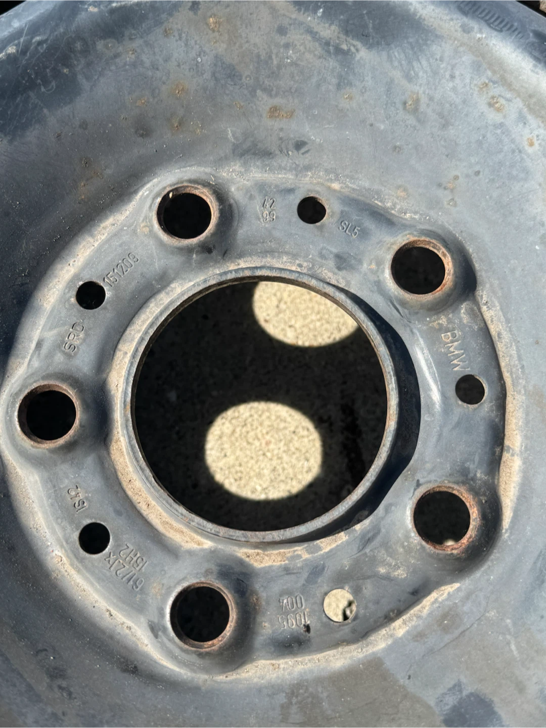 Set of 4 BMW Steel Wheels